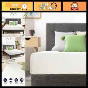 38934 BEST PRICE MATTRESS Twin Memory Foam Bed Box Tea Sleep