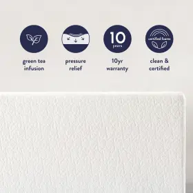 811811020053 BEST PRICE MATTRESS Bed Box Tea Memory Foam #2