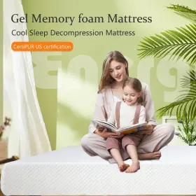 195030089054 BESTMASSAGE Gel Memory Foam Mattress Sleep Fir #2