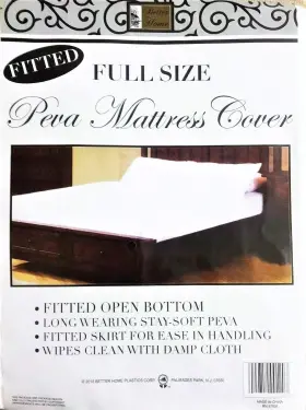 023403583284 BETTER HOME Peva Fitted Mattress Cover Protector