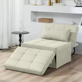 792933954771 BIGSYY Sofa Bed Function Folding Ottoman Linen