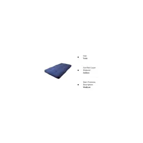 9601-TW-NV BLAZING NEEDLES Renewal Twill Futon Mattress Twin #3