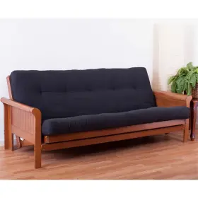 9605-TW-ML BLAZING NEEDLES Renewal Twill Futon Mattress Lime