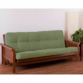 9605-TW-SG BLAZING NEEDLES Renewal Twill Futon Mattress Sage