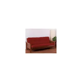 9606-TW-RR BLAZING NEEDLES Renewal Twill Futon Mattress Ruby