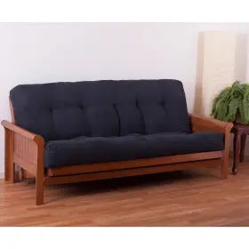 9607-TW-BK BLAZING NEEDLES Renewal Twill Futon Mattress