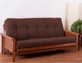 9607-TW-CH BLAZING NEEDLES Renewal Twill Futon Mattress