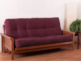 9613-TW-BG BLAZING NEEDLES Renewal Twill Queen Futon Mattress