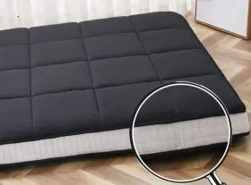 I1327138-BK-QUEEN BOZTIY Floor Mattress Roll Up