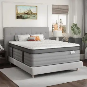 445040855860 FIRM King Mattress Hybrid Box Gel Memory Foam