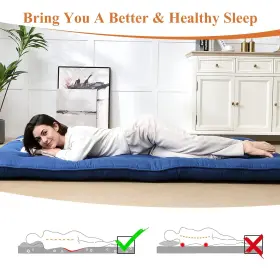 761408640617 CANISFLAX Futon Mattress Thicken Sleeping Floor #3