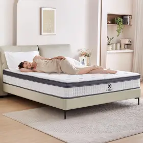 445052744794 CAOPU Queen Mattress Hybrid Box Firm Pressu