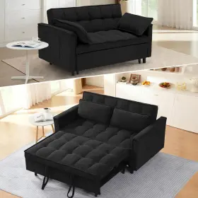 AOP-118-0926-12 CAPCAEK Convertible Sleeper Sofa Bed Corduroy