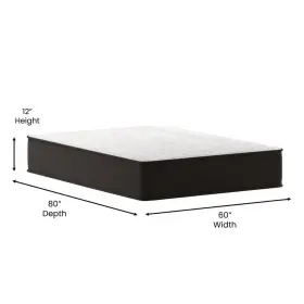 CGA-DR-521143-WH-HD CARNEGY AVENUE Mattress Queen Hybrid Foam #2