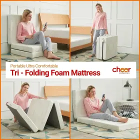 810102711311 CHEER COLLECTION Fold Folding Futon Mattress #3