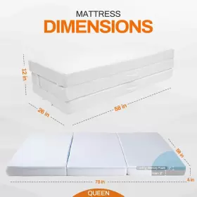 810102711519 CHEER COLLECTION Fold Folding Mattress Gel