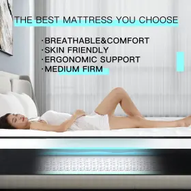 761312783950 CHENVI Chevni Gel Memory Foam Hybrid Mattress #3