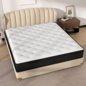 795063419547 CHENVI Pillow Top Firm Hybrid Mattress Box #2