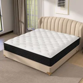 795063419547 CHENVI Pillow Top Firm Hybrid Mattress Box