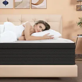 761312783776 CHEVNI Euro Top Memory Foam Hybrid Twin Mattress #2