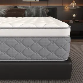 UHM017MH CHEVNI Gel Memory Foam Mattress Hybrid Spring Twin