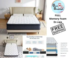 313102928944 MEMORY Colch Foam Tama Espuma Viscoel Stica Caja