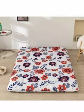 210823341004 COLORFULMART Floor Futon Mattress Pad Flowers