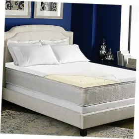 712190978167 COMFORT BEDDING High Density Foam Bed Topper