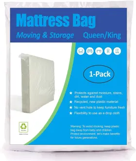 708111207898 COMFORTHOME Mattress Bag Moving Storage Queen
