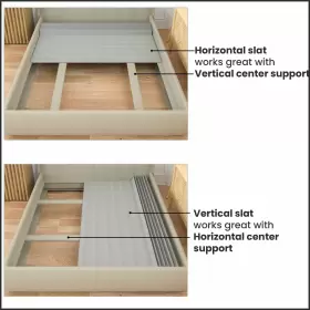 617092949645 CONTINENTAL MATTRESS Horizontal Wooden Bunkie Sl #2