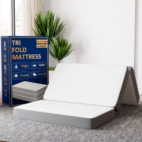 88326591 CONTINENTAL SLEEP Folding Gel Memory Foam Mattress