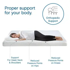 410106-1110 COOL GEL Memory Foam Mattress Twin Hypoallergenic #3