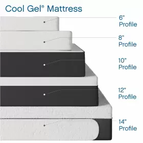 849986009436 COOL GEL Classic Memory Foam Mattress Certipur #3