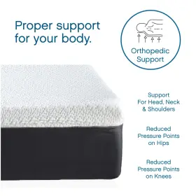 849986012313 COOL GEL Ventilated Memory Foam Mattress #3