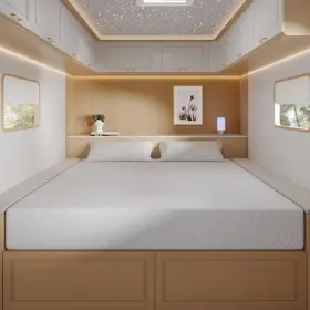 RV-10-SQ COOLSENCE Mattress Queen Memory Foam Camper Bed