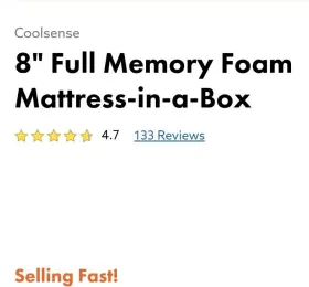 BLBT8FL COOLSENSE Mattress Box
