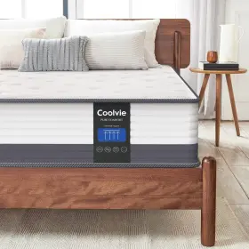 789219238779 COOLVIE Twin Mattress Hybrid Pocketed Coils #2