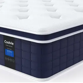 619438797255 COOLVIE Mattress Hybrid Box Pocket Springs Wit