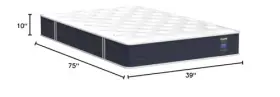 789219239172 COOLVIE Twin Mattress Hybrid Individual Pocket #2