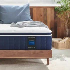 B0C9TFFTHV COOLVIE Twin Hybrid Mattress Firm