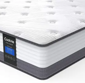 GW10-Q COOLVIE Twin Mattress Hybrid Motion Transfer Breat