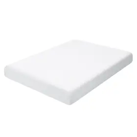 H043-QA7983 COSTWAY Queen Foam Mattress Firm Bed Box Cover