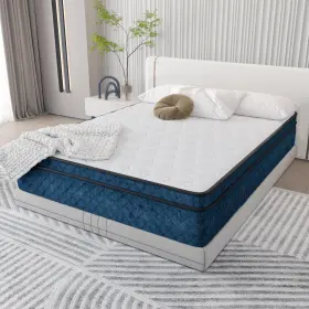 H126-FA8083 COSTWAY Gel Memory Foam Mattress Firm Pocket