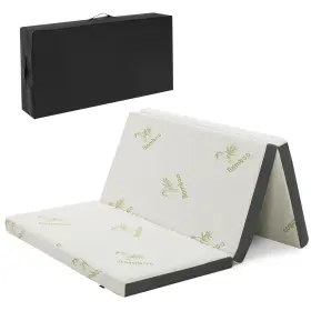 H312-MA8197 COSTWAY Fold Memory Foam Floor Mattress Topper