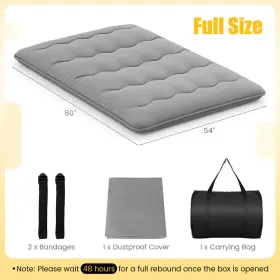 H426CF-FA8301 COSTWAY Futon Mattress Sleeping Pad Lounge Bed #2