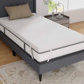 HCST03316 COSTWAY Gel Infused Memory Foam Mattress Topper