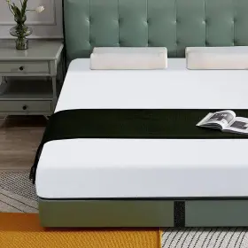 HU10044-K COSTWAY Mattress Bed Box Bedroom Cover King #3