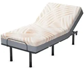 HU10391-8 COSTWAY Memory Foam Twin Bed Mattress Jacquard Base