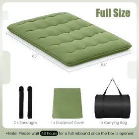 US-2HCST03661 COSTWAY Futon Mattress Floor Pad Cover Bag #2