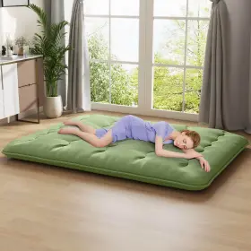 US-2HCST03662 COSTWAY Queen Futon Mattress Floor Pad Cover #3